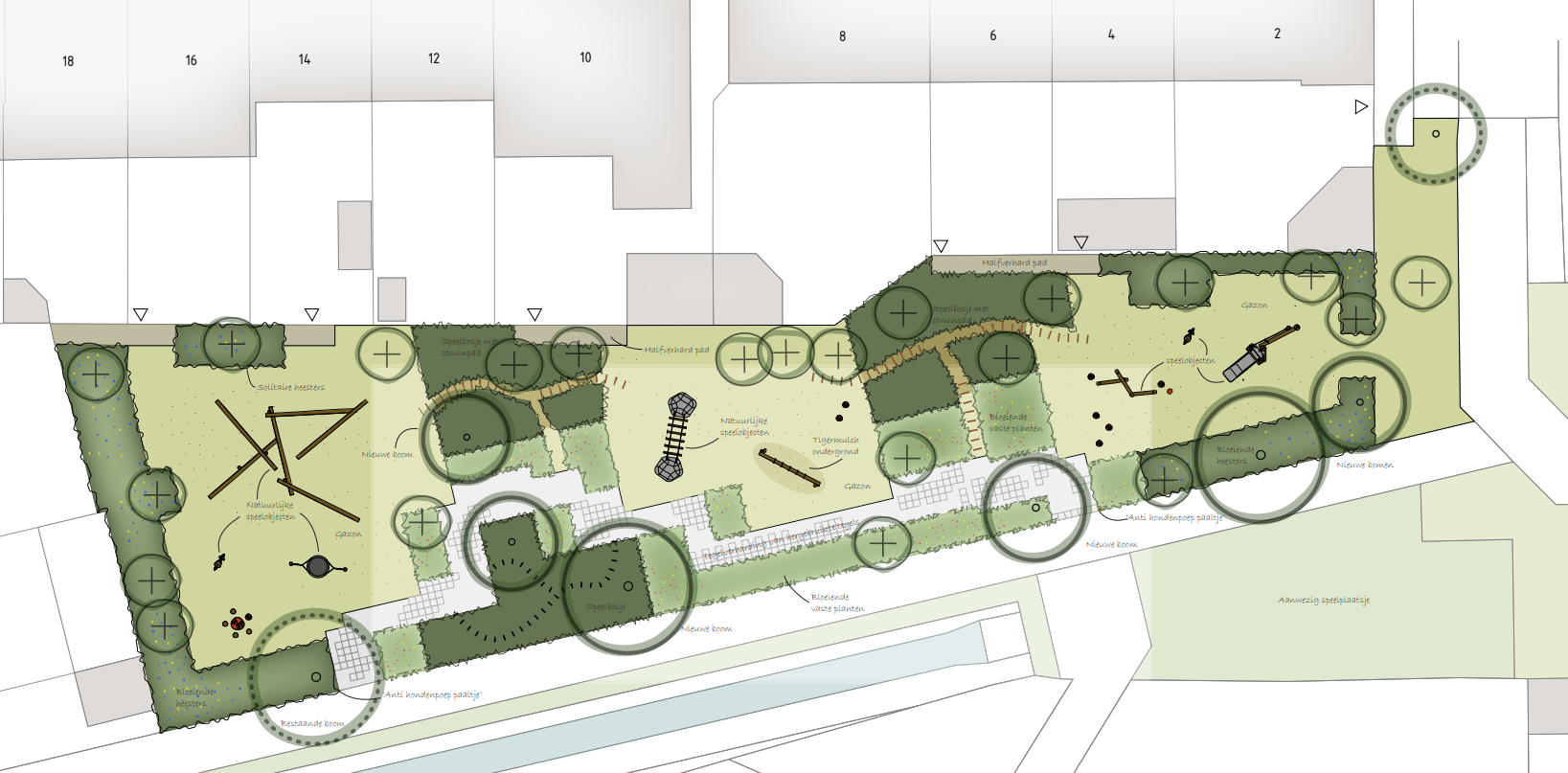 Ontwerp groene speeltuin 1