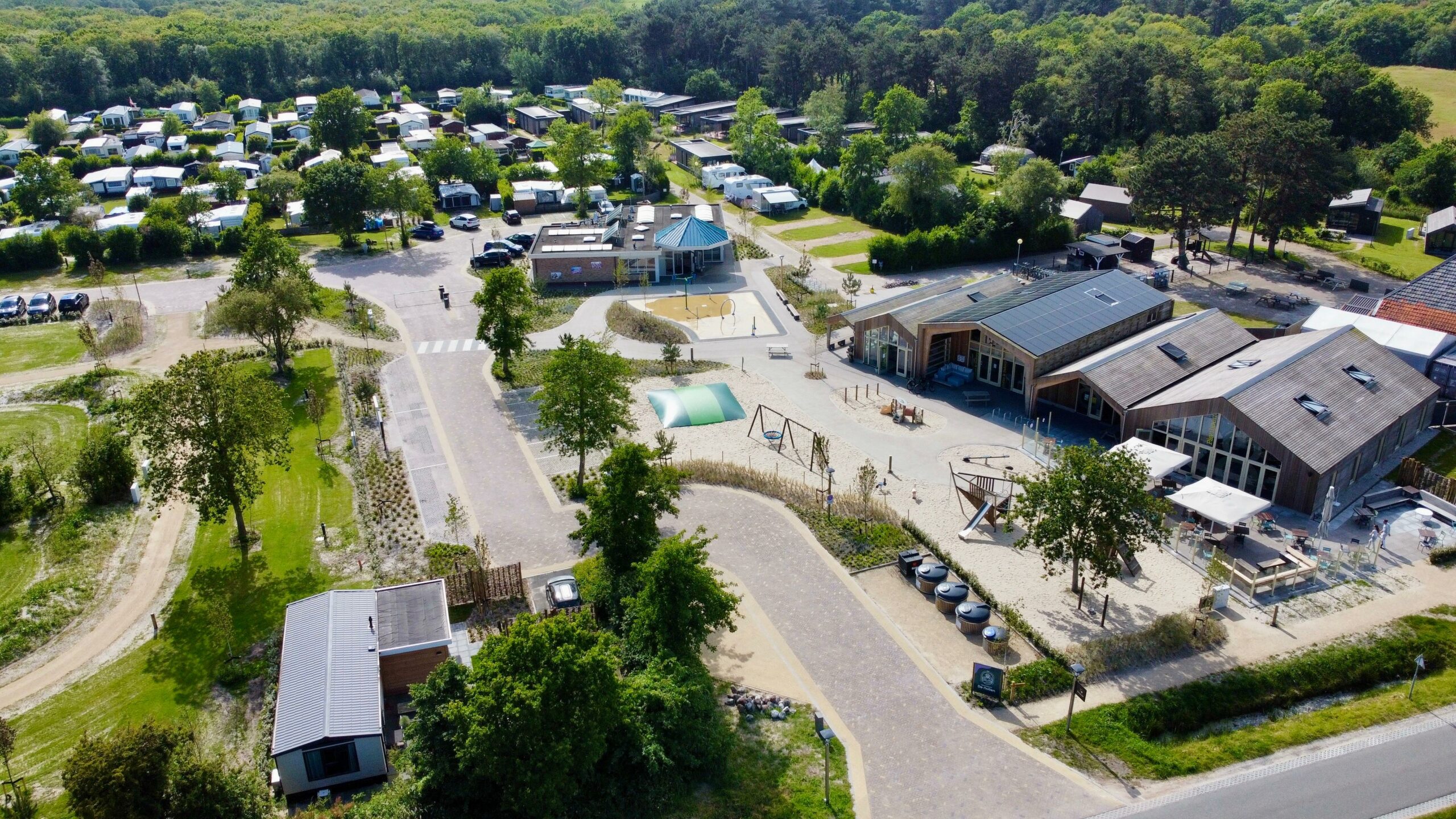 Overzicht centrum - Luchtfoto@DeNollen