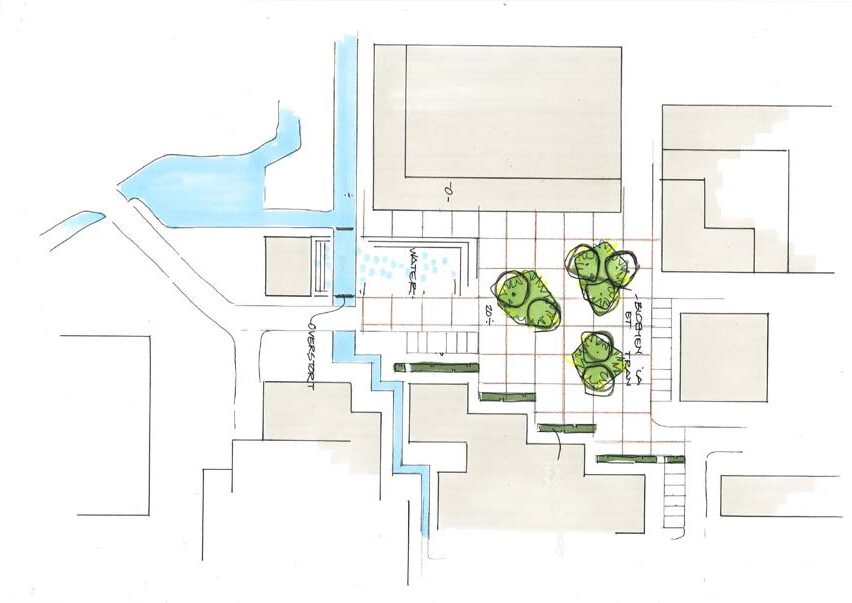 SO pond garden detail