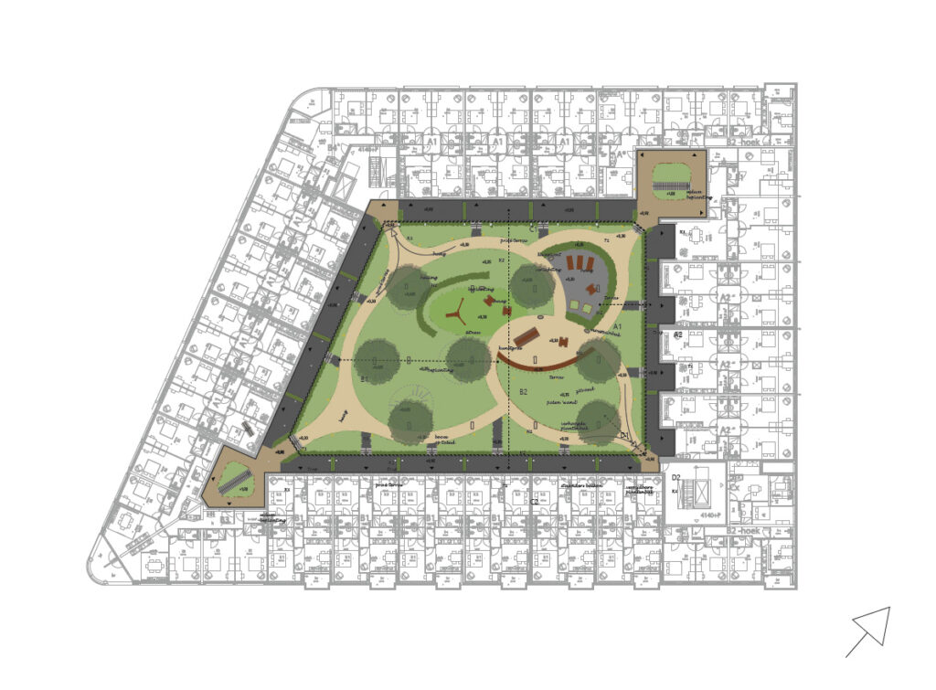 Ontwerp daktuin Lariks