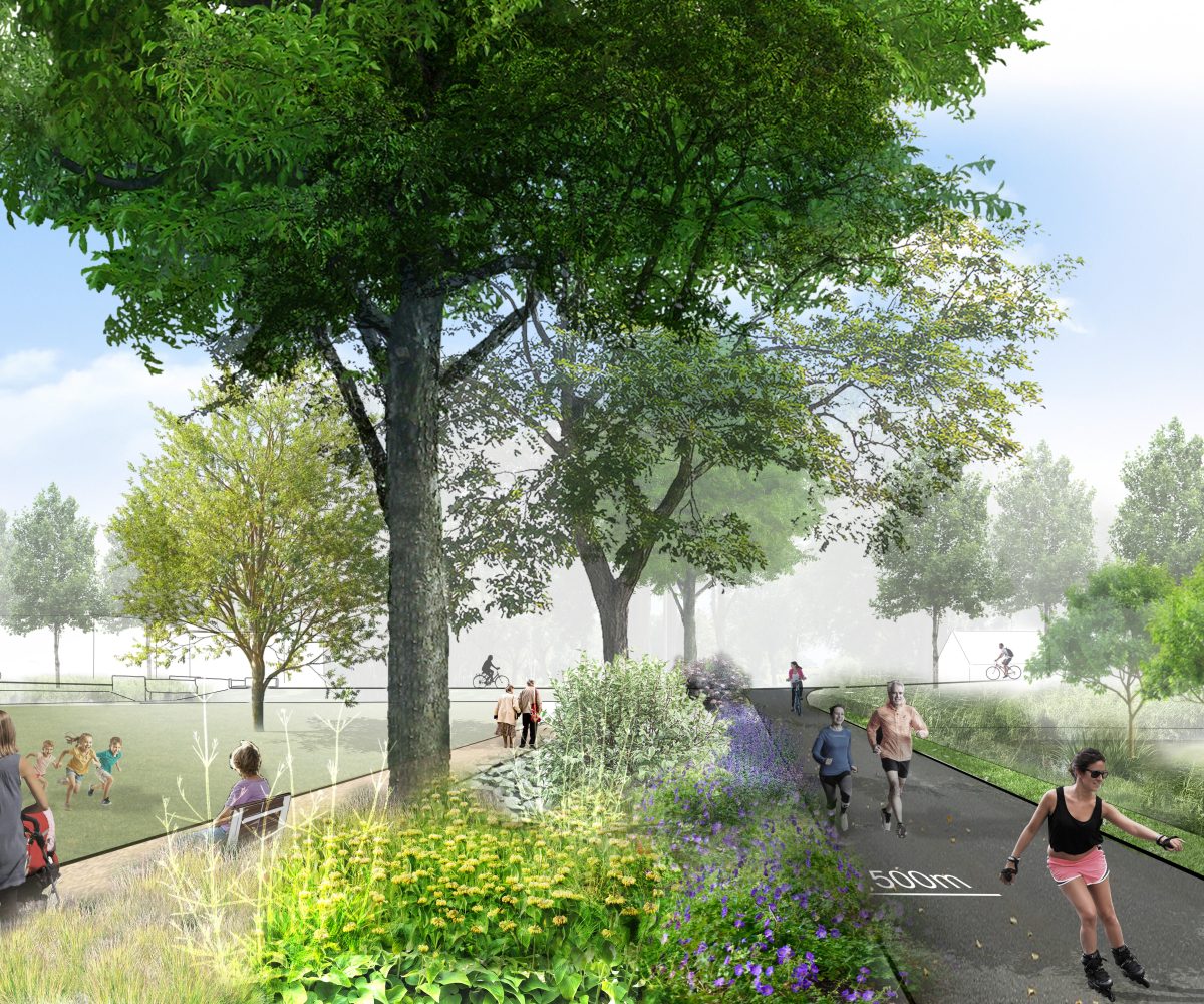 Visualisatie Recreatielint 2025