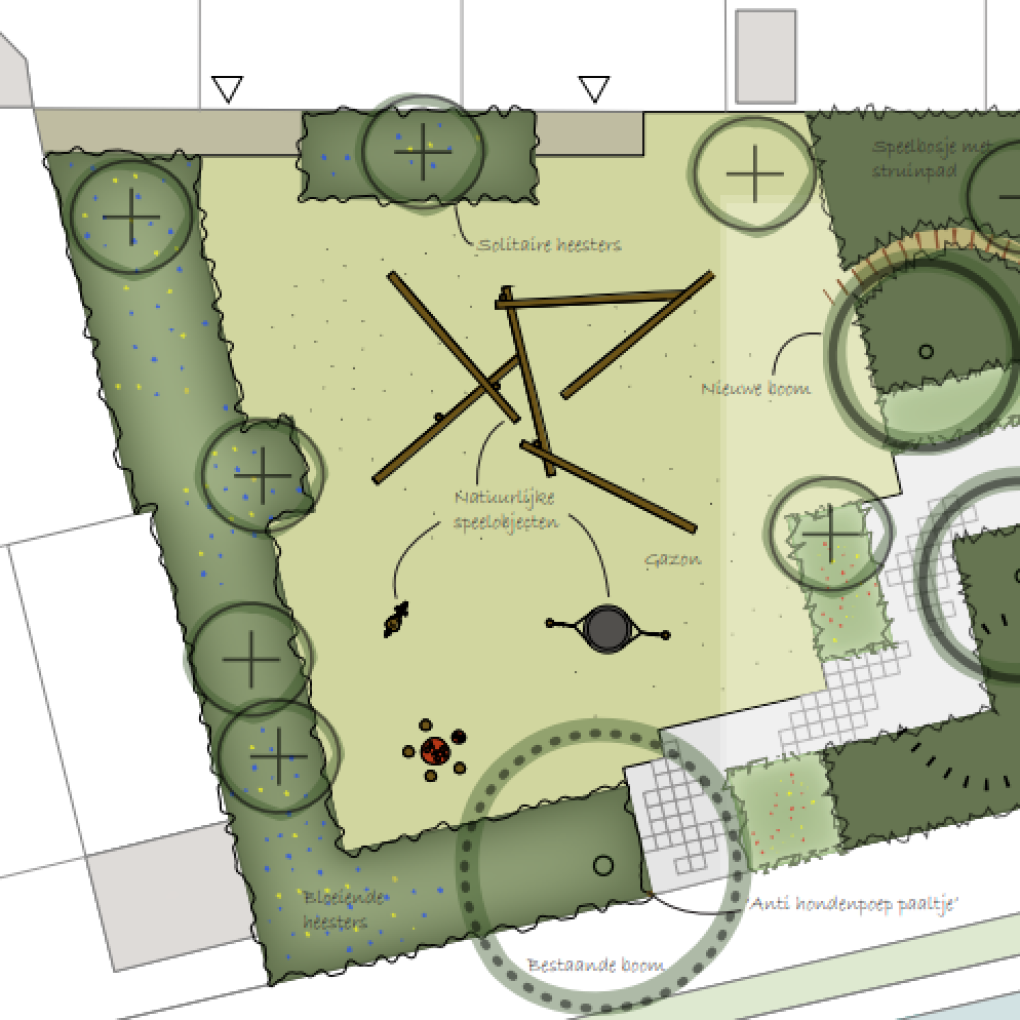 Ontwerp groene speeltuin 2